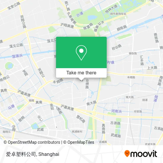 爱卓塑料公司 map