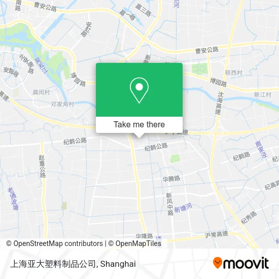 上海亚大塑料制品公司 map