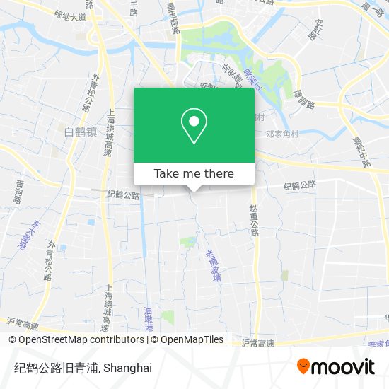纪鹤公路旧青浦 map