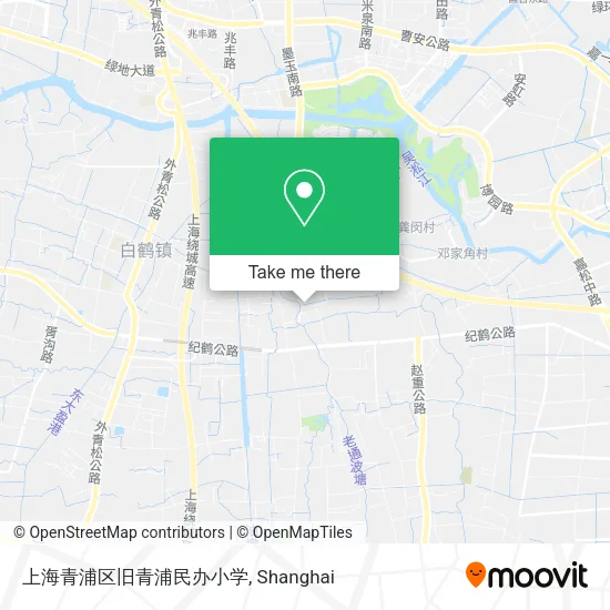 上海青浦区旧青浦民办小学 map