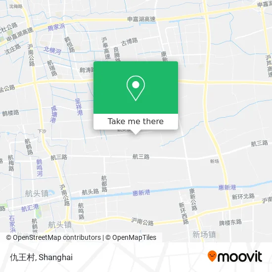 仇王村 map