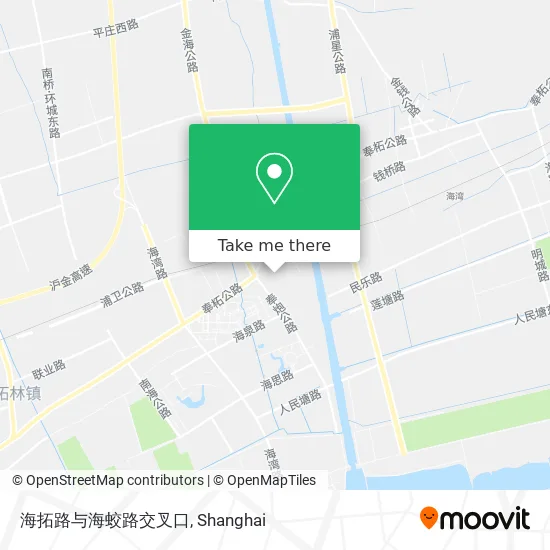 海拓路与海蛟路交叉口 map