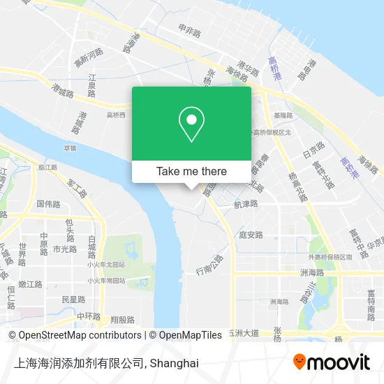 上海海润添加剂有限公司 map