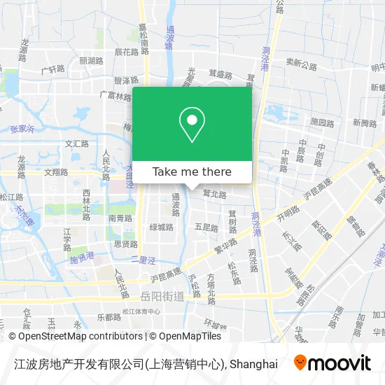 江波房地产开发有限公司(上海营销中心) map