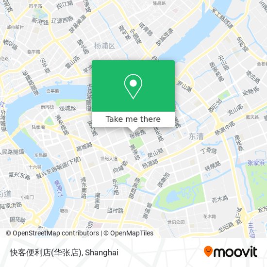 快客便利店(华张店) map