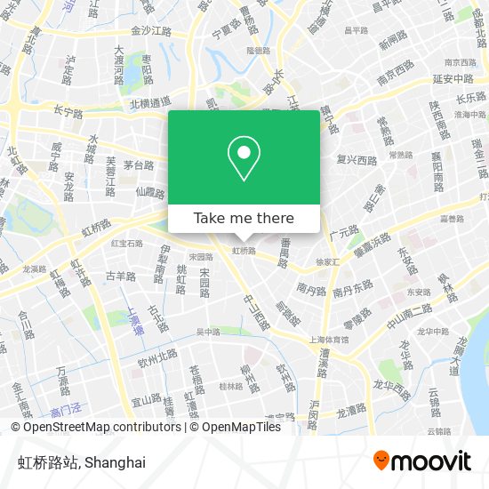 虹桥路站 map