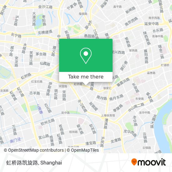 虹桥路凯旋路 map