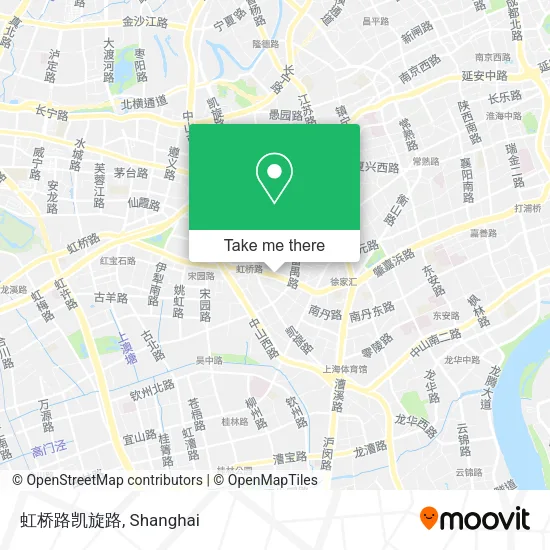 虹桥路凯旋路 map