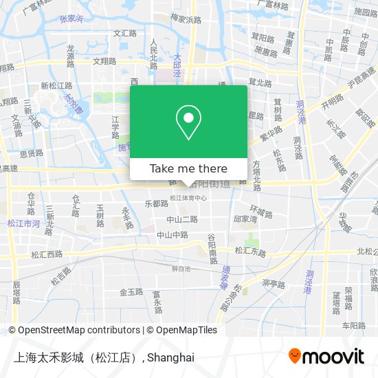上海太禾影城（松江店） map