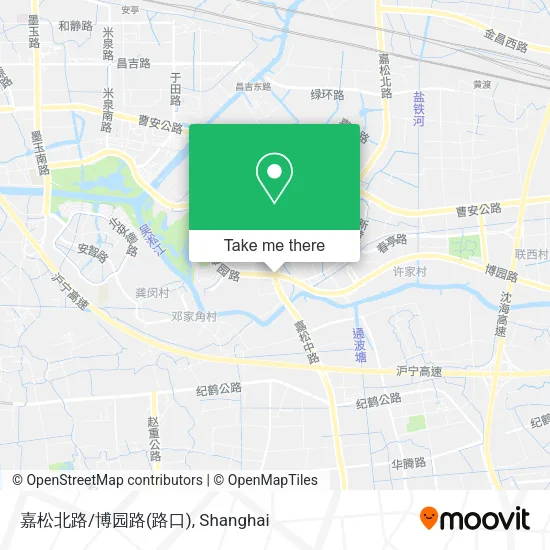 嘉松北路/博园路(路口) map