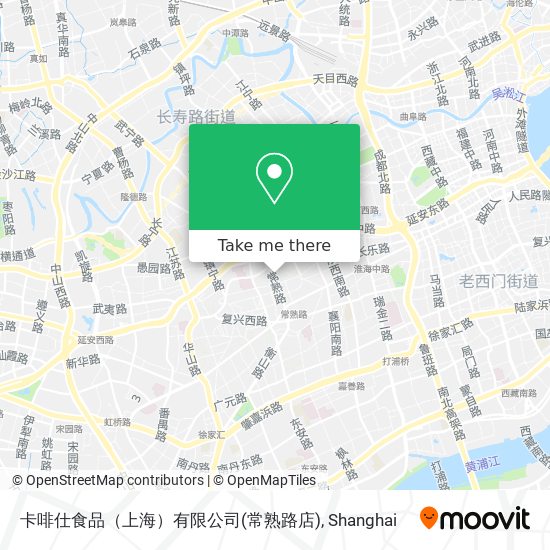 卡啡仕食品（上海）有限公司(常熟路店) map