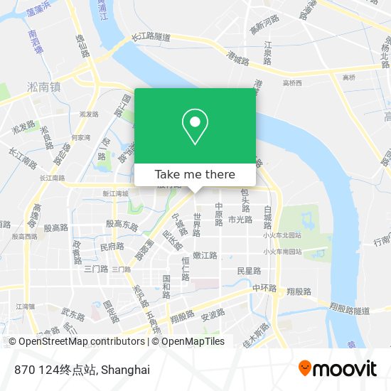 870  124终点站 map