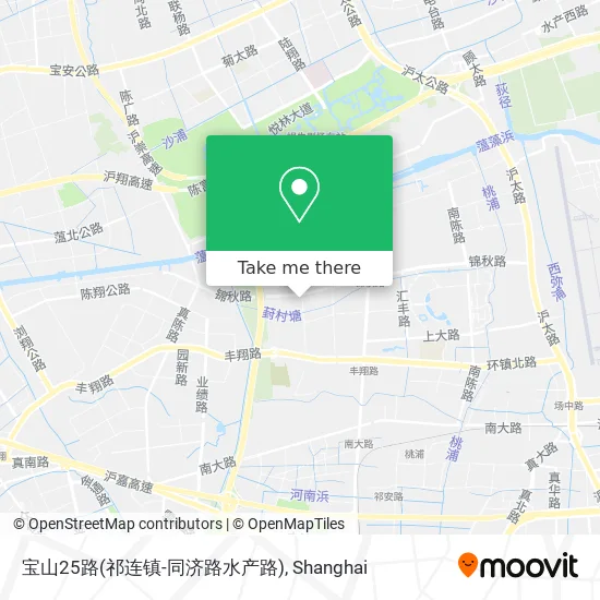 宝山25路(祁连镇-同济路水产路) map