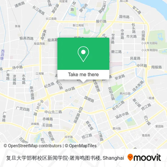 复旦大学邯郸校区新闻学院-屠海鸣图书楼 map