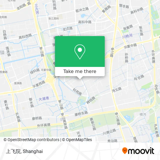 上飞院 map