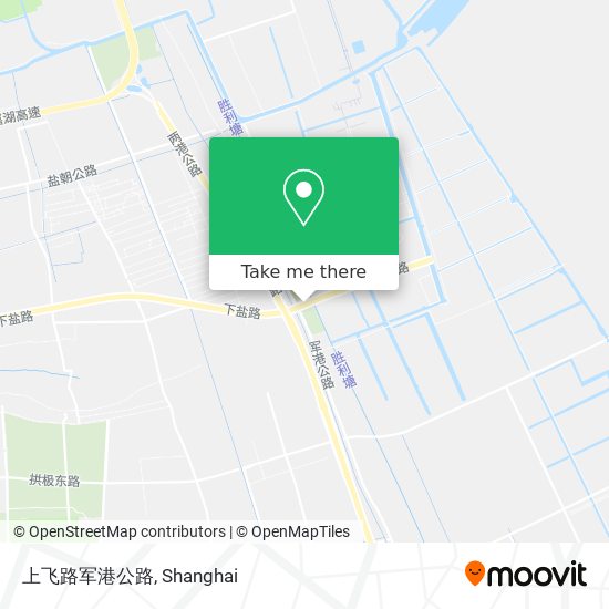 上飞路军港公路 map