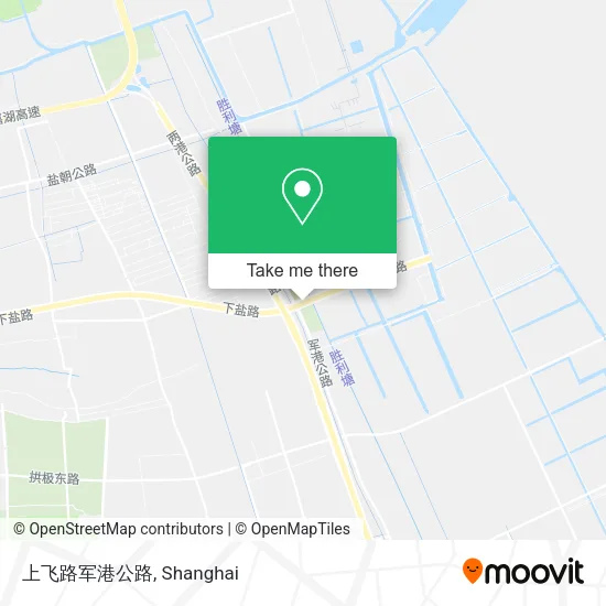 上飞路军港公路 map