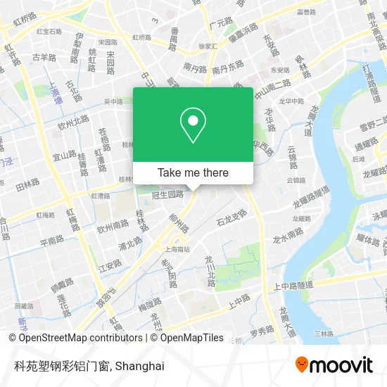 科苑塑钢彩铝门窗 map