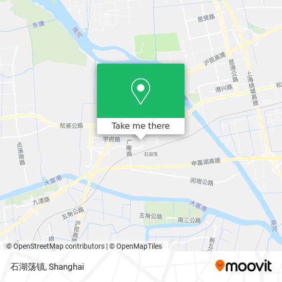 石湖荡镇 map