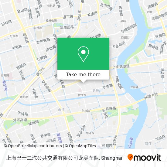 上海巴士二汽公共交通有限公司龙吴车队 map