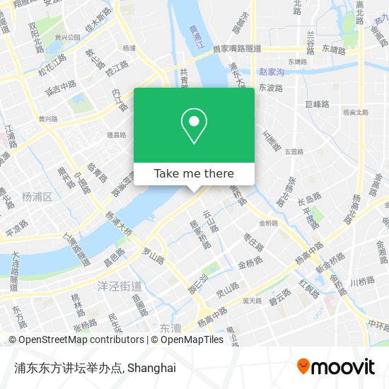 浦东东方讲坛举办点 map