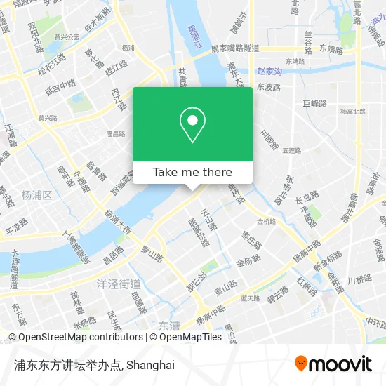 浦东东方讲坛举办点 map