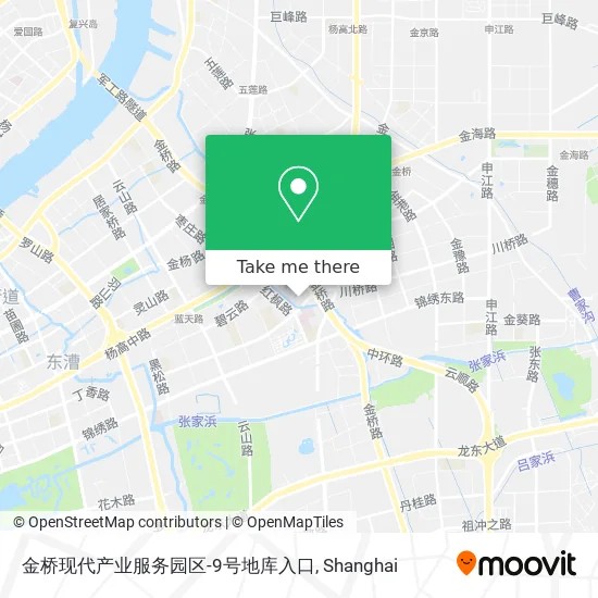 金桥现代产业服务园区-9号地库入口 map