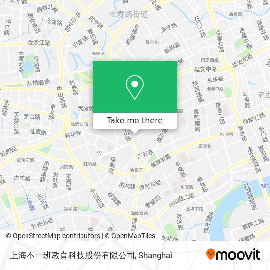 上海不一班教育科技股份有限公司 map