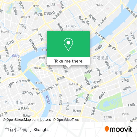 市新小区-南门 map
