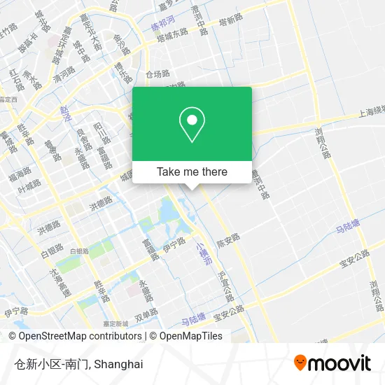 仓新小区-南门 map