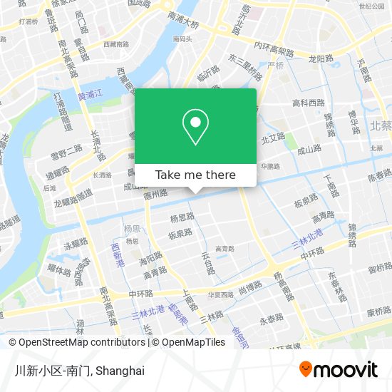 川新小区-南门 map