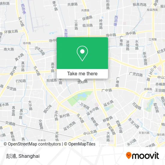彭浦 map