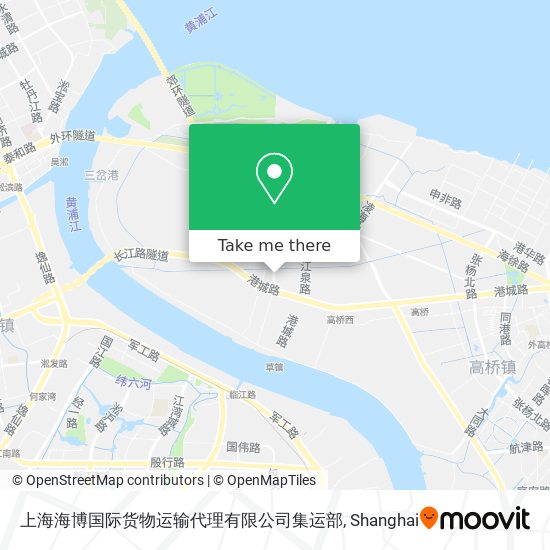 上海海博国际货物运输代理有限公司集运部 map