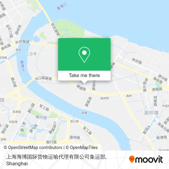 上海海博国际货物运输代理有限公司集运部 map