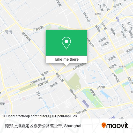 德邦上海嘉定区嘉安公路营业部 map