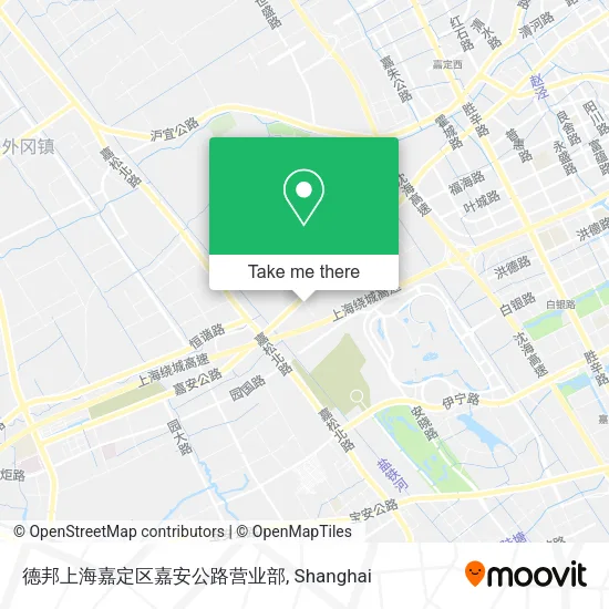 德邦上海嘉定区嘉安公路营业部 map
