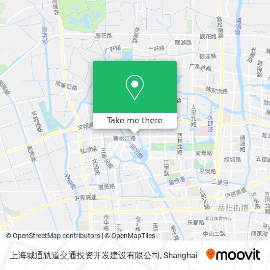 上海城通轨道交通投资开发建设有限公司 map