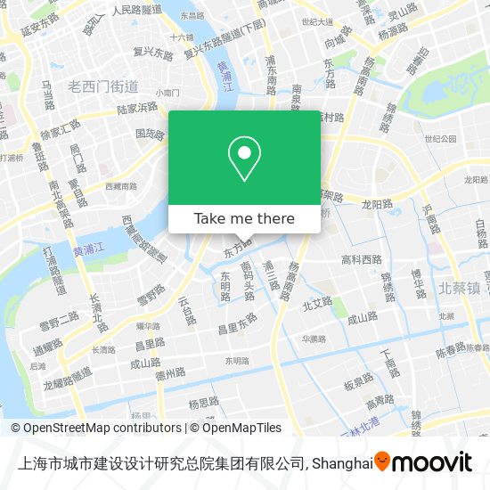 上海市城市建设设计研究总院集团有限公司 map