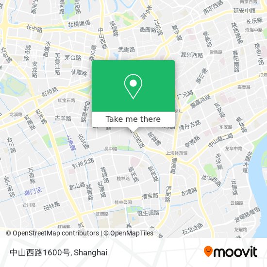 中山西路1600号 map