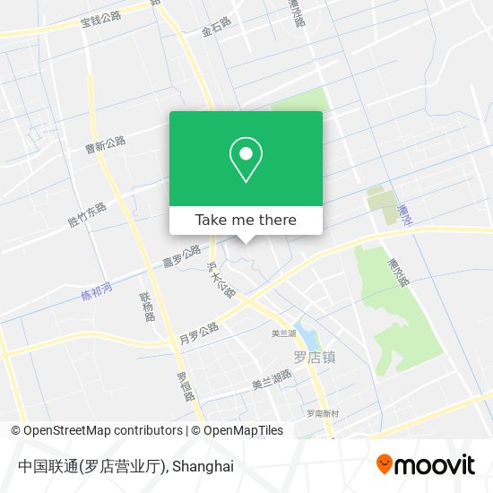 中国联通(罗店营业厅) map