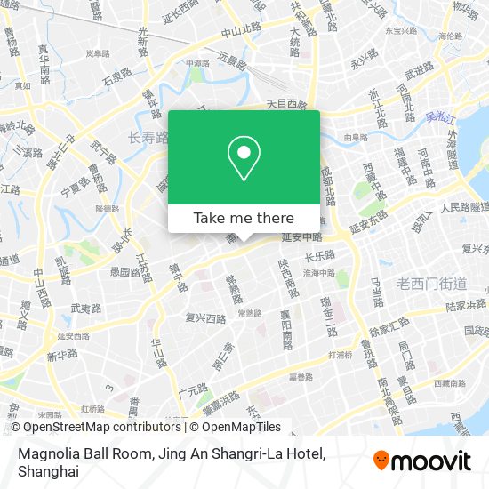 Magnolia Ball Room, Jing An Shangri-La Hotel map