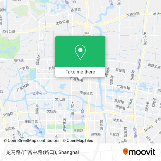 龙马路/广富林路(路口) map