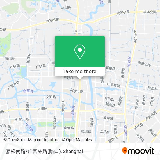 嘉松南路/广富林路(路口) map
