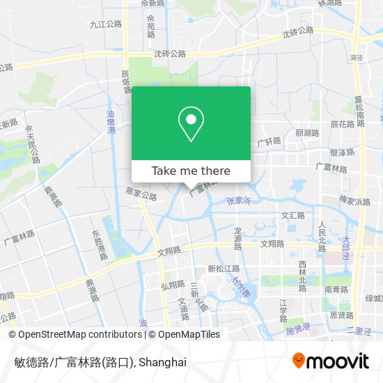敏德路/广富林路(路口) map