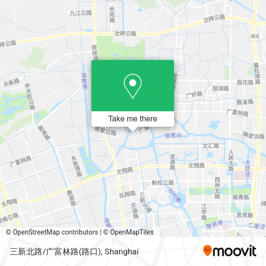 三新北路/广富林路(路口) map