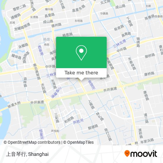 上音琴行 map