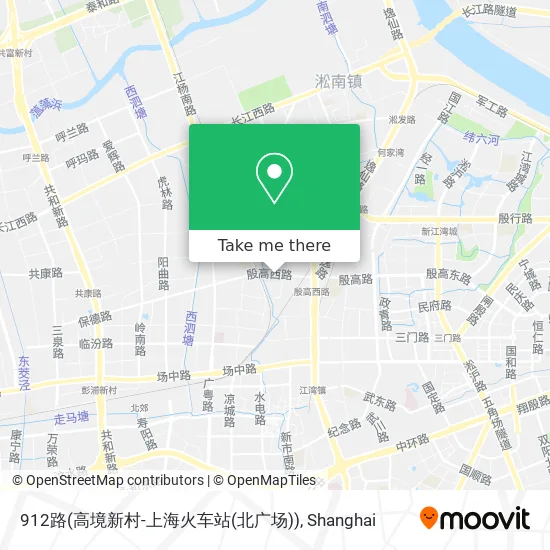 912路(高境新村-上海火车站(北广场)) map