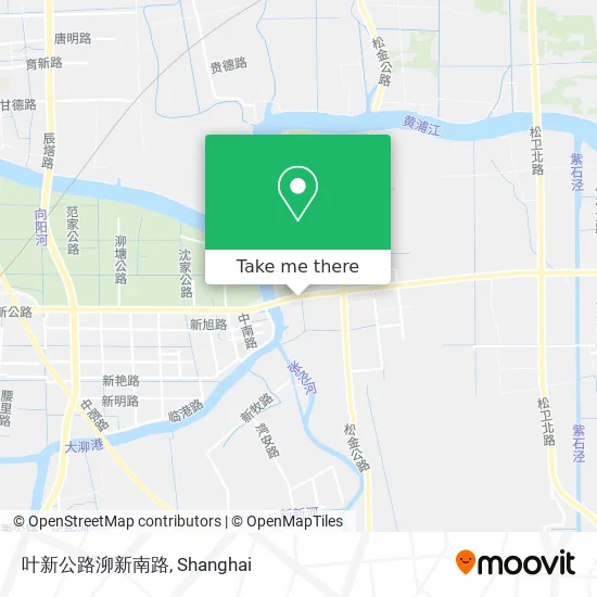 叶新公路泖新南路 map