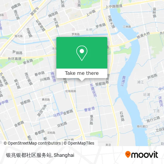 银兆银都社区服务站 map