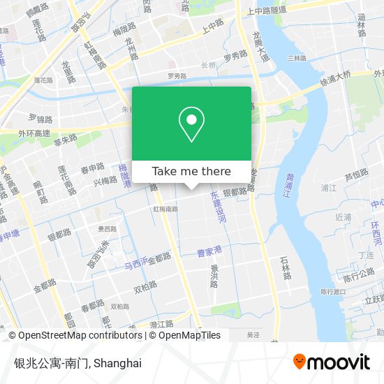 银兆公寓-南门 map